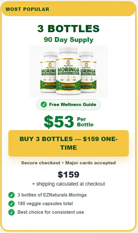 Moringa 3 Bottle Price