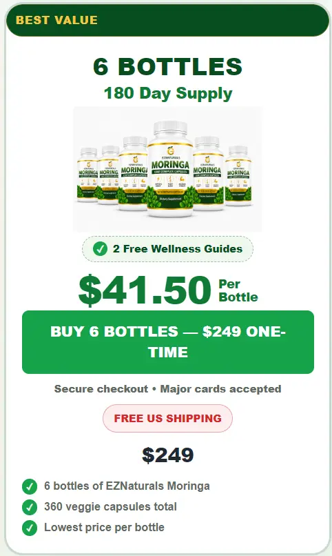 Moringa 6 Bottle Price